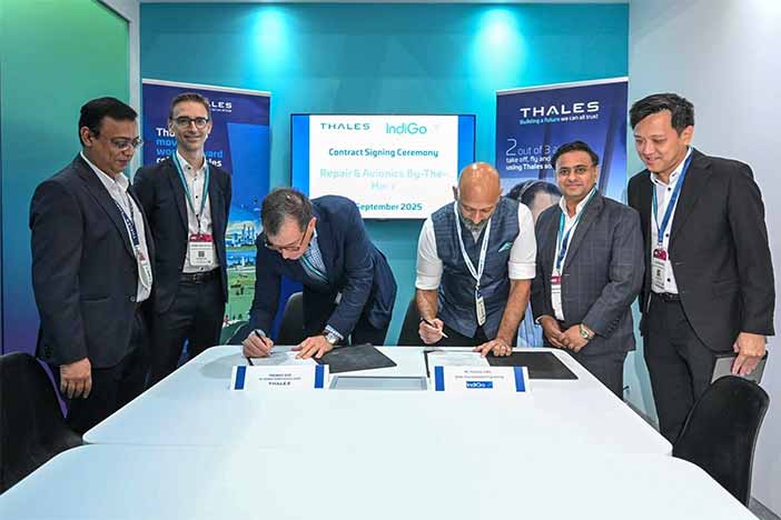 Thales-IndiGo Contract for MRO and other services.
