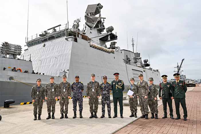 India South Korea hold inaugural naval exercise.