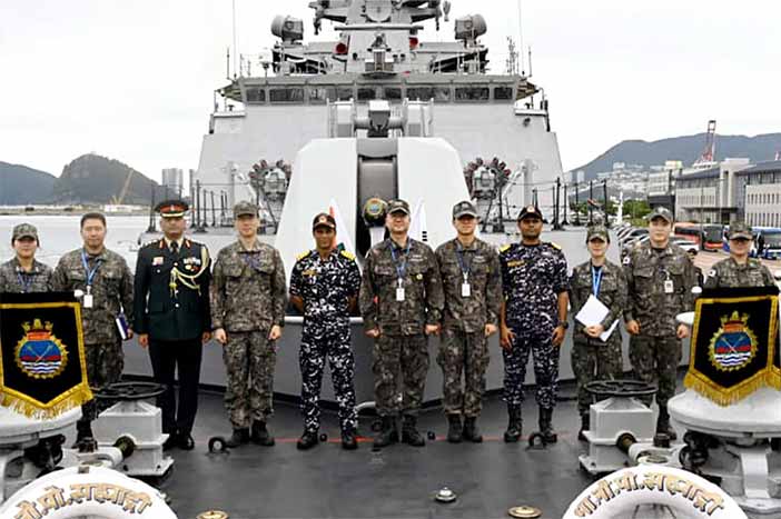 India South Korea hold inaugural naval exercise.