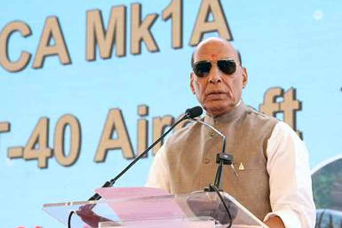 Defence Minister Rajnath Singh.