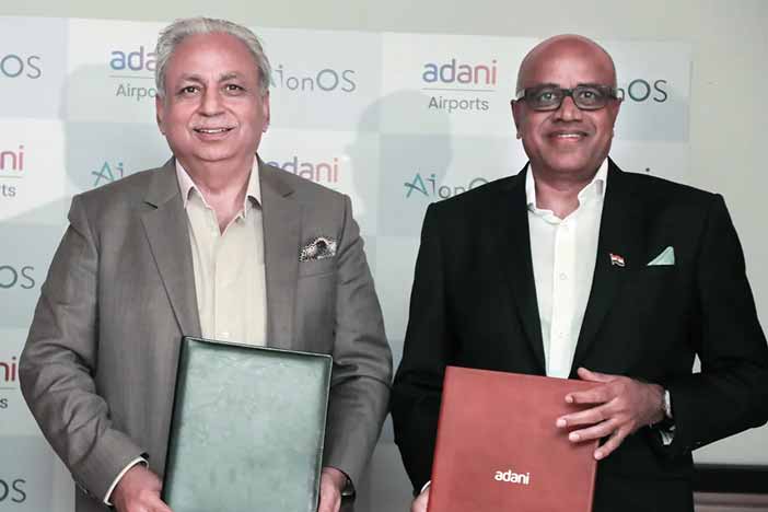 Adani Airports-AIONOS AI Partnership.