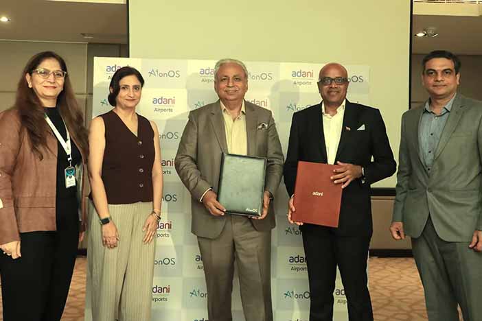 Adani Airports-AIONOS AI Partnership.