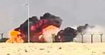 IAF's LCA Tejas crashed at Dubai Air Show.