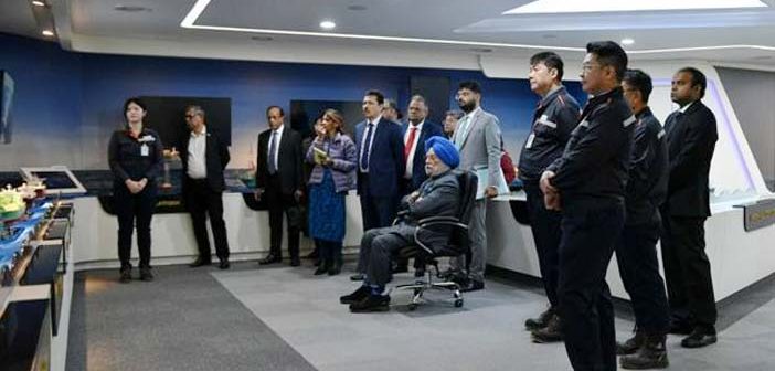 India Minister visits Hanwha Ocean's Site in South Korea.