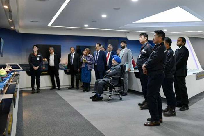 India Minister visits Hanwha Ocean's Site in South Korea.