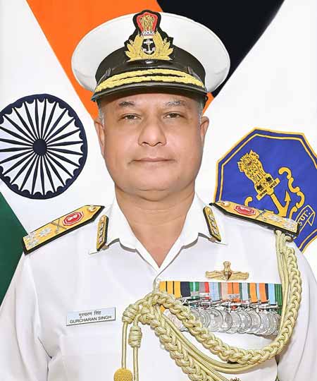Vice Admiral Gurcharan Singh, Indian Navy.