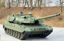Leopard-2 A8 APS equipped with Rafael's Trophy APS.