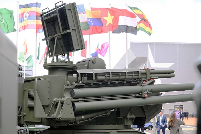 Russian Pantsir SME E Air Defence System.