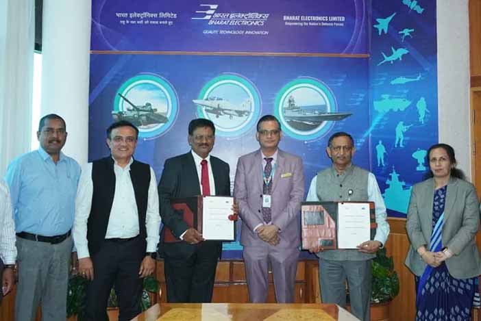 BEL-Astra Microwave MoU signing ceremony.
