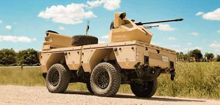 Israel's Plasan's ATEMM Electric Military Vehicle.