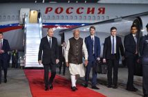 President Putin (L) and Prime Minister Modi in New Delhi. (December 4, 2025).
