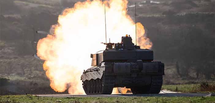 Challenger 3 MBT Live Fire Test.