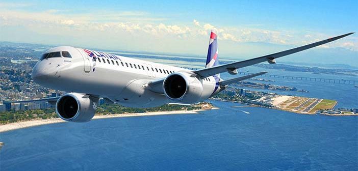 Embraer E-195-E2 Jet.