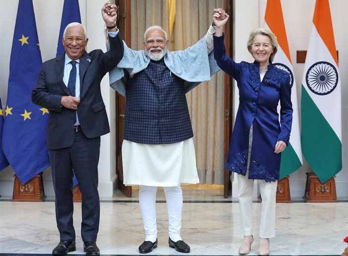 India-EU sign Comprehensive Security and Defence Agreement.