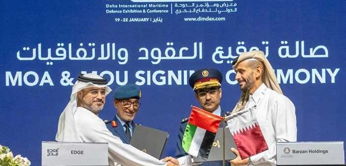 EDGE Group-Barzan Holding JV Signing Ceremony.