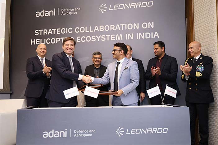 Adani Defence-Leonardo Contract Signing Ceremony.