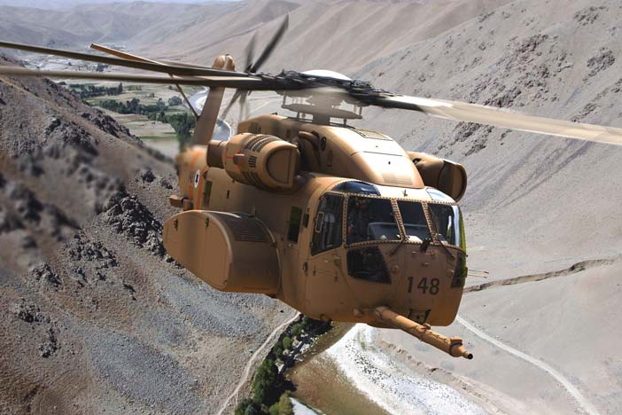 Israel Air Force CH53-K Helicopter. 
