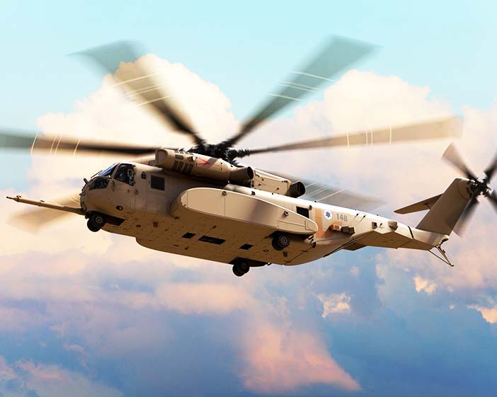 Israel Air Force CH53-K Helicopter.