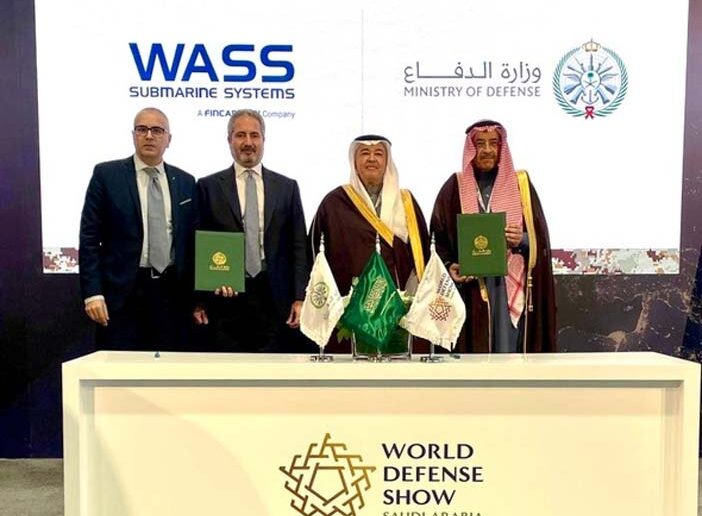 Wass' submarine contract signing ceremony.