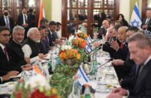 India-Israel leaders meeting.