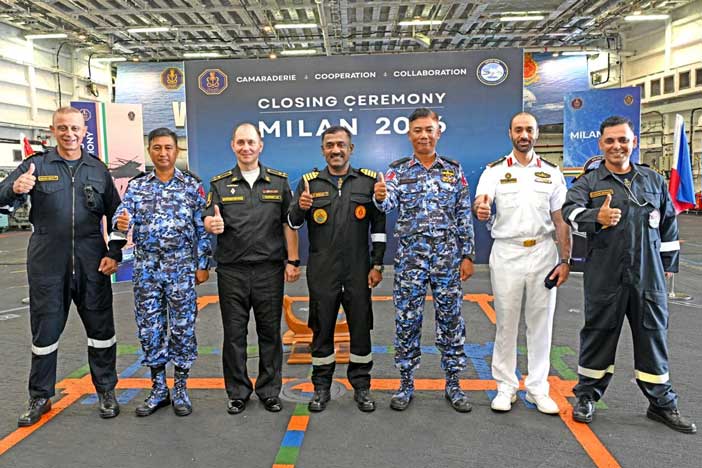 Indian Navy's Milan-2026 concludes. 