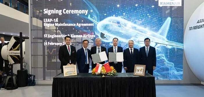 ST Engineering-Xiamen Air Contract Signing Ceremony.