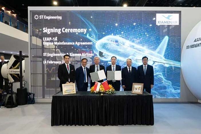 ST Engineering-Xiamen Air Contract Signing Ceremony.