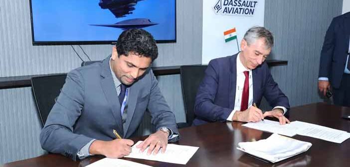 Dassault Aviation-Hical-Technologies Contract Signing Ceremony.
