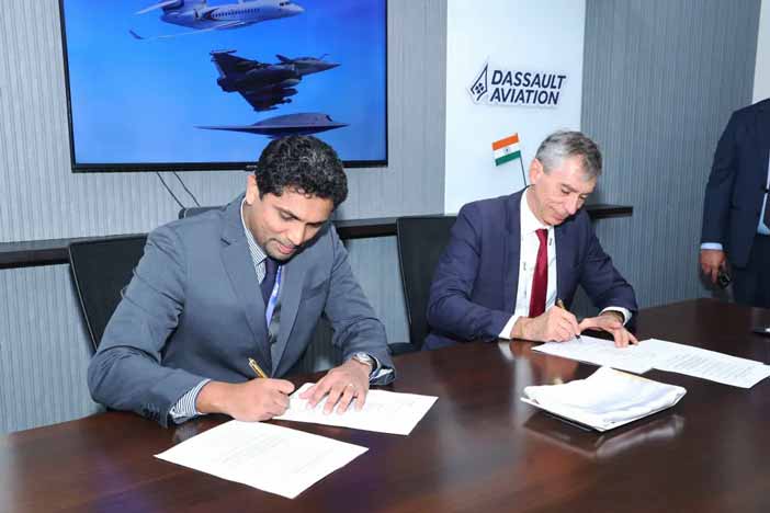 Dassault Aviation-Hical-Technologies Contract Signing Ceremony.