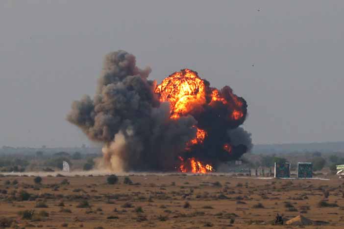 Indian Air Force Excercise Vayushakti 2026.