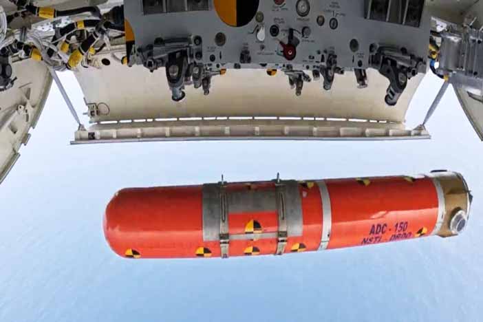 Indian Navy-DRDO's Air-Droppable Container-ADC-150.