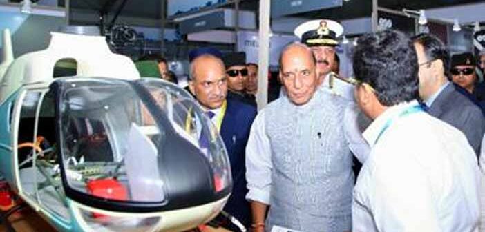 Rajnath Singh, Defence Minister of India.