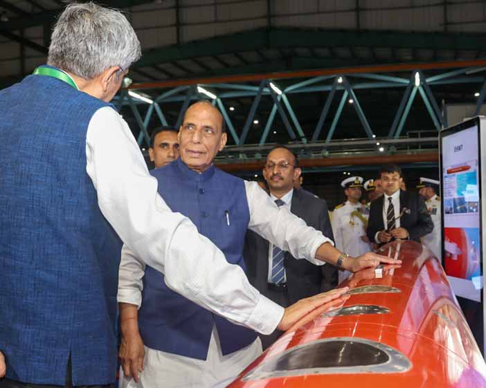 Defence Minister Rajnath Singh opened the DRDO NSTL's Large Cavitation Tunnel.