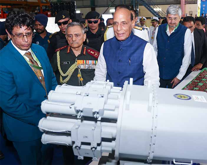 Defence Minister Rajnath Singh opened the DRDO NSTL's Large Cavitation Tunnel. 