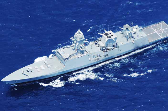 Indian Navy INS Taragiri.