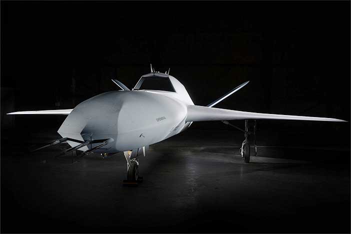 Northrop Grumman's YFQ-48A Talon Blue CCA.